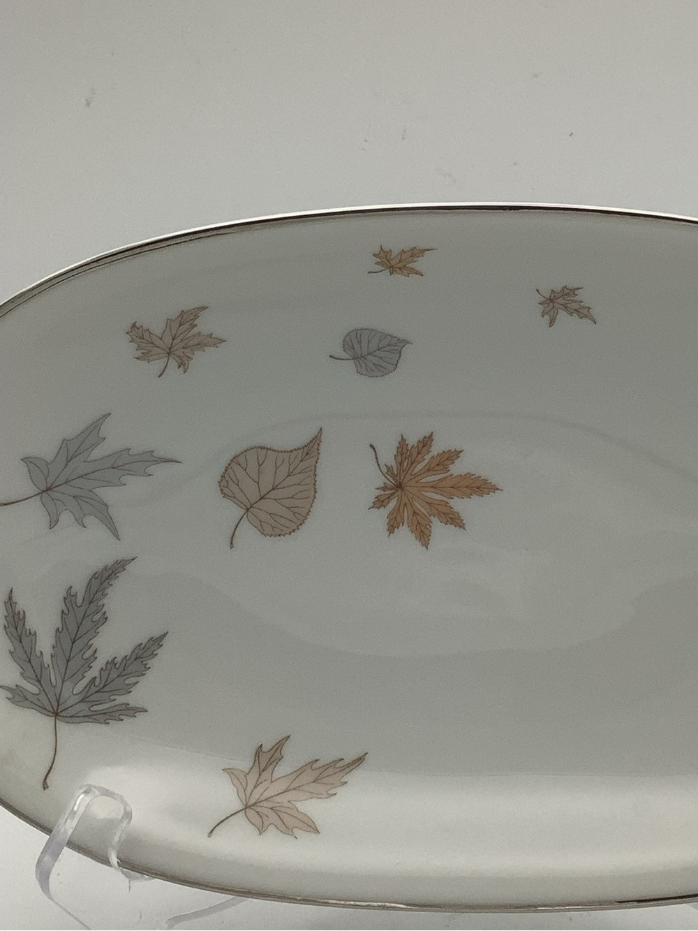 Vintage Heinrich & Co. Allure Bavarian Porcelain Leaf-Accent Serving Set - Picture 4 of 16